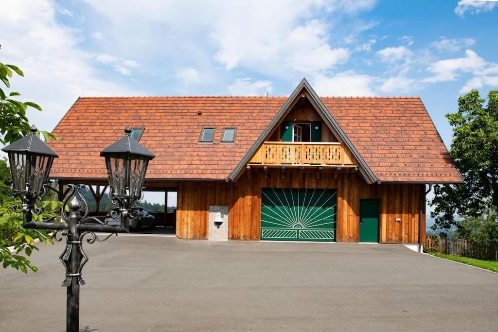 Chalet-Suedsteiermark - Traumhafte Aussicht, Infinity Pool, Privatsphaere, Klima Und De-Luxe Ausstattung Schwanberg Buitenkant foto